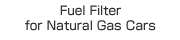 Fuel Filter for Natural Gas Cars